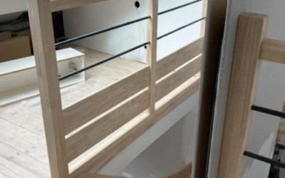 Escaliers bois sur mesure à Nantes